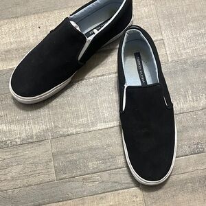 Tommy Hilfiger Black Slip-On Loafers